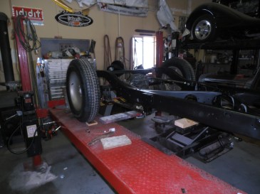 Cleaned, painted frame.JPG